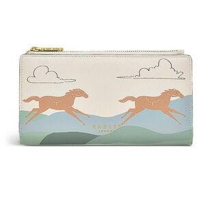 🤍🔹️Radley London 🔹️Kentucky Derby 23 Mini Bifold Wallet